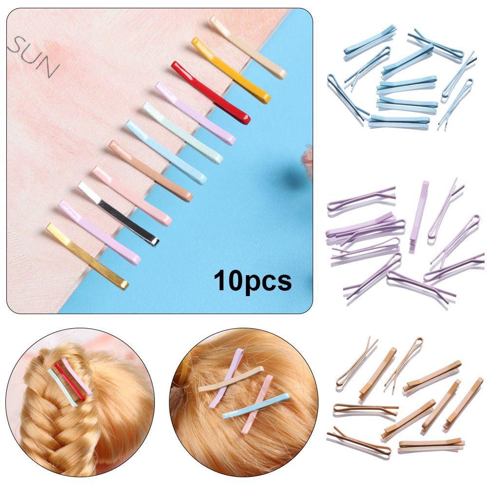 Kids Toys Accessories Children Hair Clip Mini Metal Headclip Headwear Hairclip Doll Head Clips