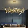 Nordic Home Decor Dining Room Pendant Crystal Lamp Lights Indoor Lighting Ceiling Hanging Light Chandelier Lamps For Living Room
