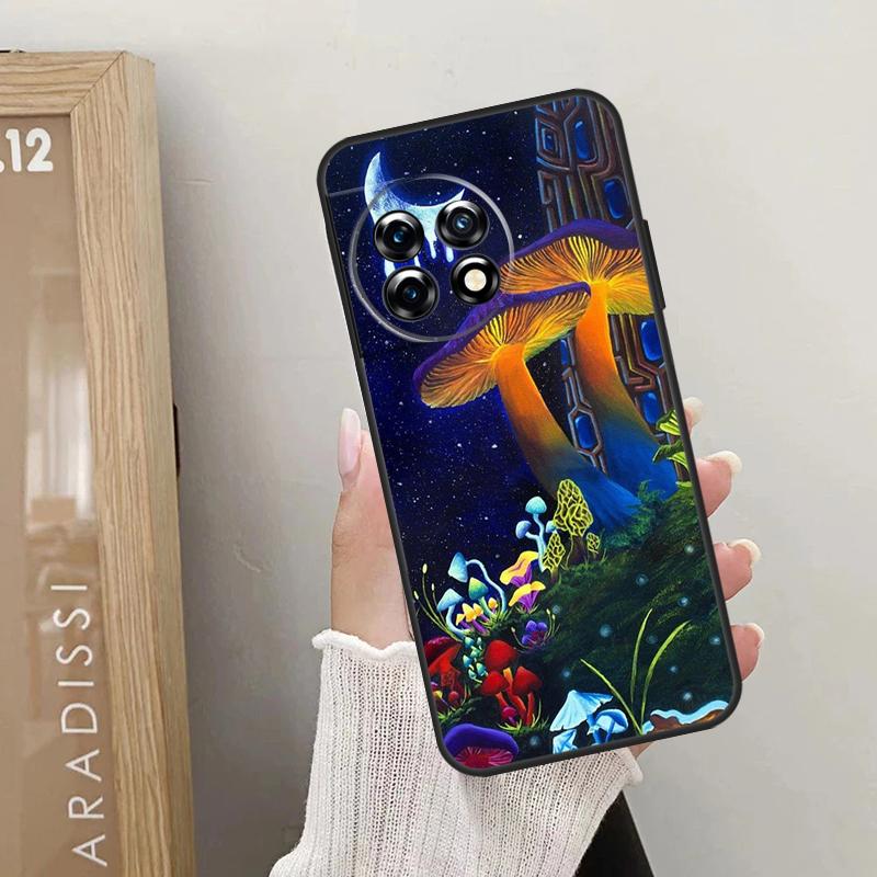 Психоделические Грибы Цветочный Чехол Для OnePlus Nord CE 4 3 2 Lite 2T N10 N20 N30 OnePlus 12 11 9 10 Pro 8T 10T 12R Обложка