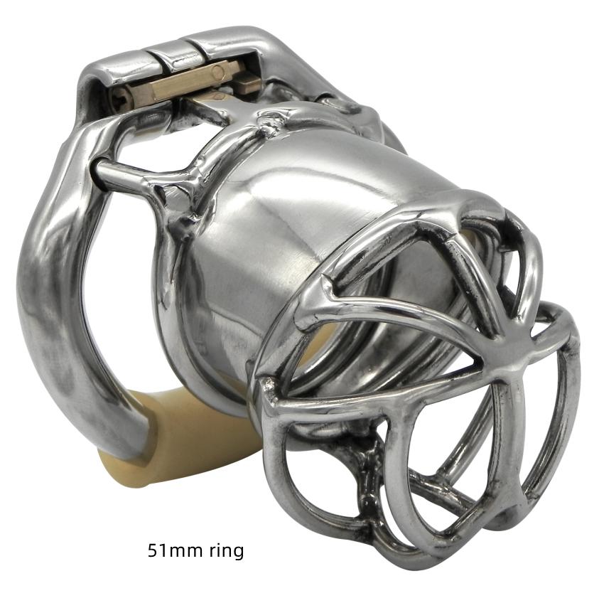 Эргономичное устройство верности для мужчин из нержавеющей стали, клетка для члена, замок для пениса, кольцо для члена, пояс верности, S063