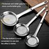 Sieve Fine Mesh Strainer Set Stainless Steel Metal Flat Cooking Skimmer Ladle Colander With Handle Food Strainer Kitchen Tools For Kitchen Baking Oil