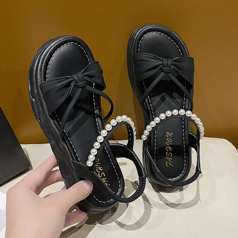 Women Sandals Summer Essentials Outdoor Dressy Open Toe Casual Thick Sole Platform Sandals Plus Size