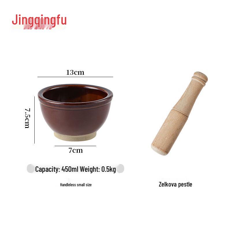 Керамическая ступка и пестик