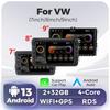 Android Car Radio 7/8/9 дюймов Мультимедиа Carplay Авто Плеер Для Volkswagen Passat b6 b7 Golf 5 6 Polo Jetta Skoda GPS WiFi RDS