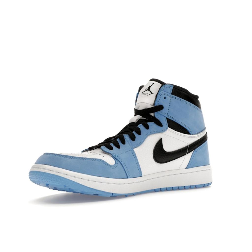 Air Jordan 1 High Golf University Blue Men Sneakers Black White DQ0660-400