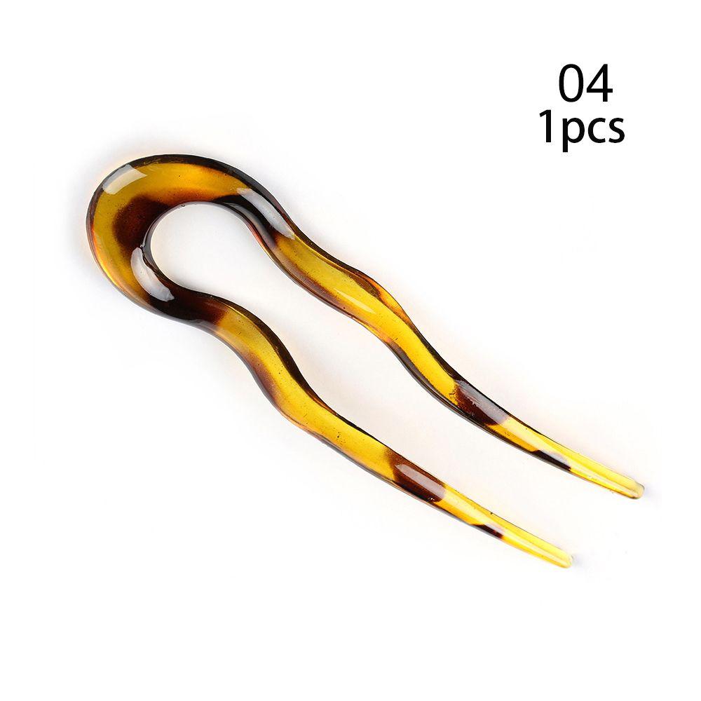 Fashion Hair Fork Styling Tools Hair Accessories U Shape Hair Clip Plastic Hair Stick Hairpin