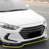 Передний сплиттер для модифицированной Elantra 2016-2020: Трехсекционный обвес Бампер Нижняя губа