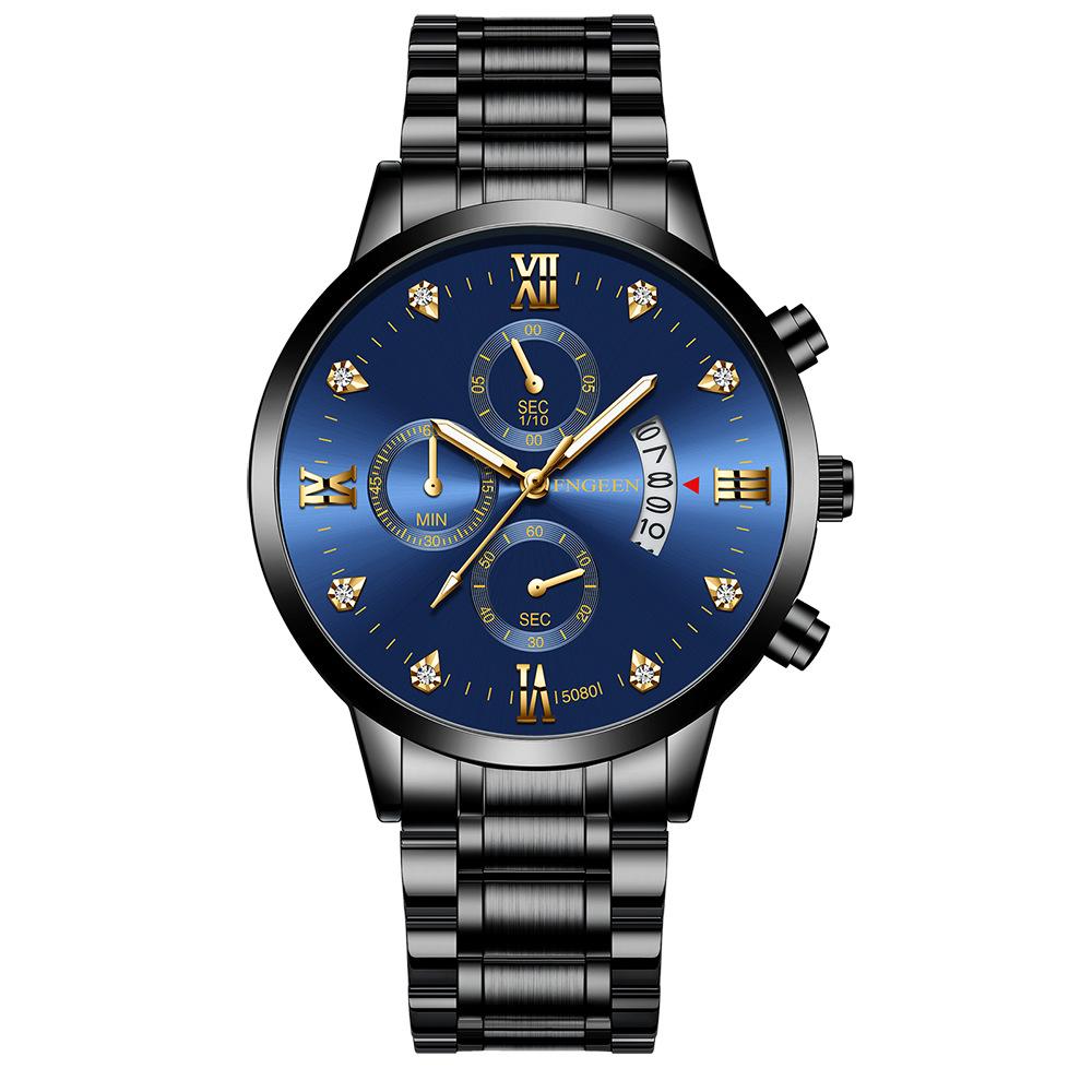 Мужские водонепроницаемые светящиеся наручные часы-будильник для бега