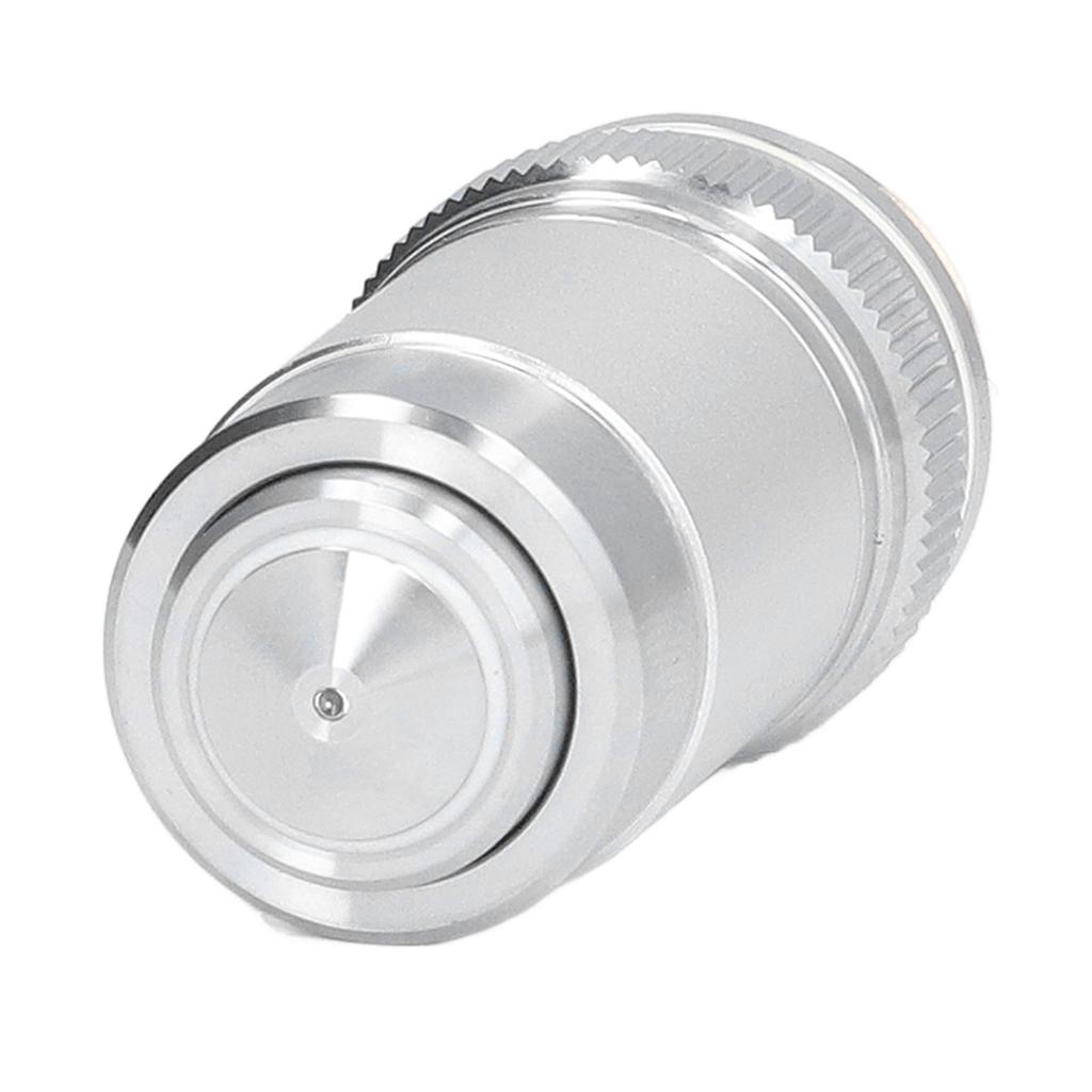 Ахроматический объектив, латунный, хромированный, 100X, интерфейс линзы микроскопа высокой мощности, 20,2 мм