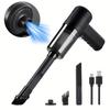 USB Rechargeable Handheld Vacuum Cleaner, Car Handheld Household Vacuum Cleaner, Fully Automatic High-power Powerful Vacuum Cleaner