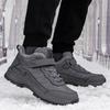 Мужские зимние ботинки для отдыха на природе Зимние ботинки Легкие зимние ботинки Теплые меховые мужские ботинки на шнуровке Ботильоны для мужчин Повседневная хлопковая обувь