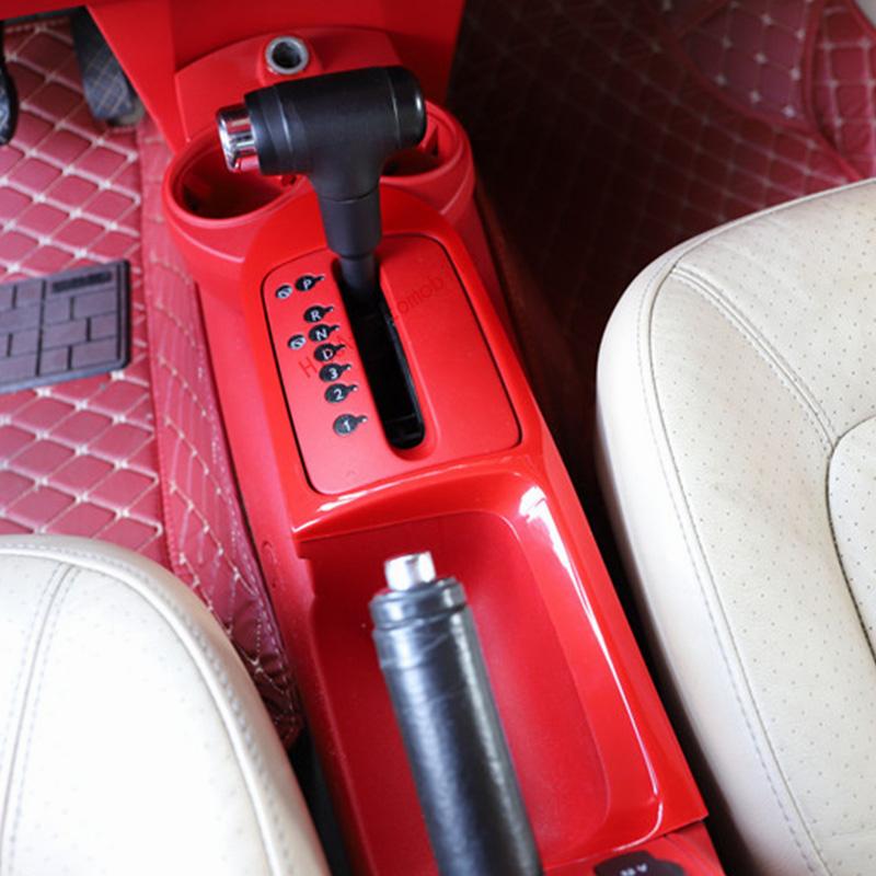 For volkswagen beetle 2003-2010 black carbon fiber Interior gear panel decoration shift knob trim cover 2004 2005 2006 2007 2008