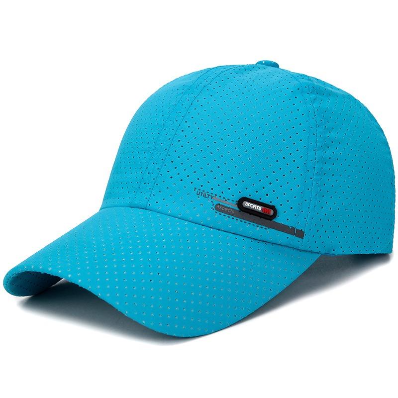 Breathable Perforated Quick-drying Cap Men's Fishing Sun Protection Baseball Cap Cycling Travel Sports Cap