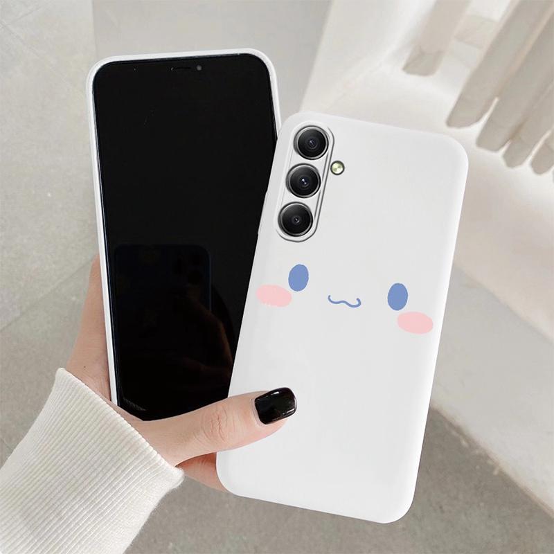 Cartoon Patterned Soft Silicon Case For Samsung A55 M35 S24 Xiaomi Redmi Note 13 Pro 13C iPhone Huawei Honor Realme Camera Protective Shockproof Cover