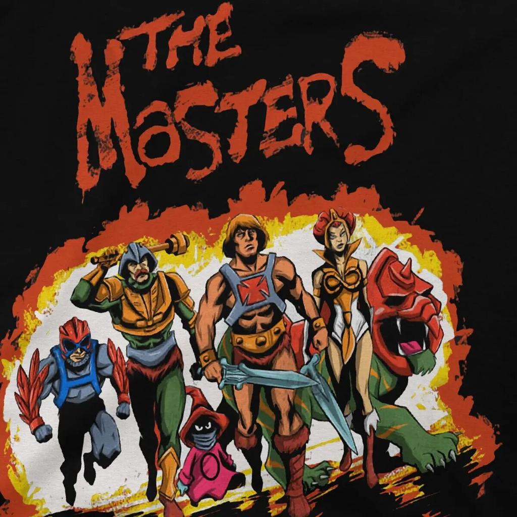 Новейшая футболка Masters Of The Universe для унисекс, базовая футболка с круглым вырезом Masters, отличительная подарочная одежда, уличная одежда