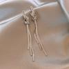Серьги-кисточки из жемчуга премиум-класса Silver Needle Celebrity, элегантные, модные, с темпераментом, серьги из легкой роскоши с блестящими бриллиантами, длинные серьги для женщин