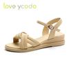 Сандалии Женские модные женские сандалии с пряжкой на платформе Повседневные женские студенческие сандалии для девочек