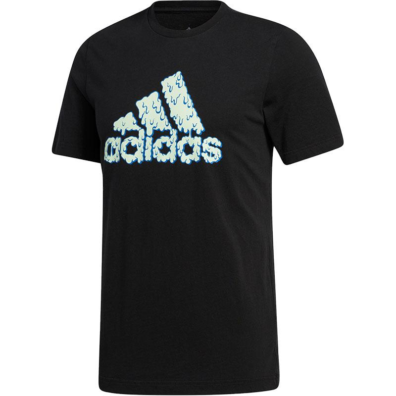 Adidas T Shirts Men's Black Crew Neck Moderate GT7760