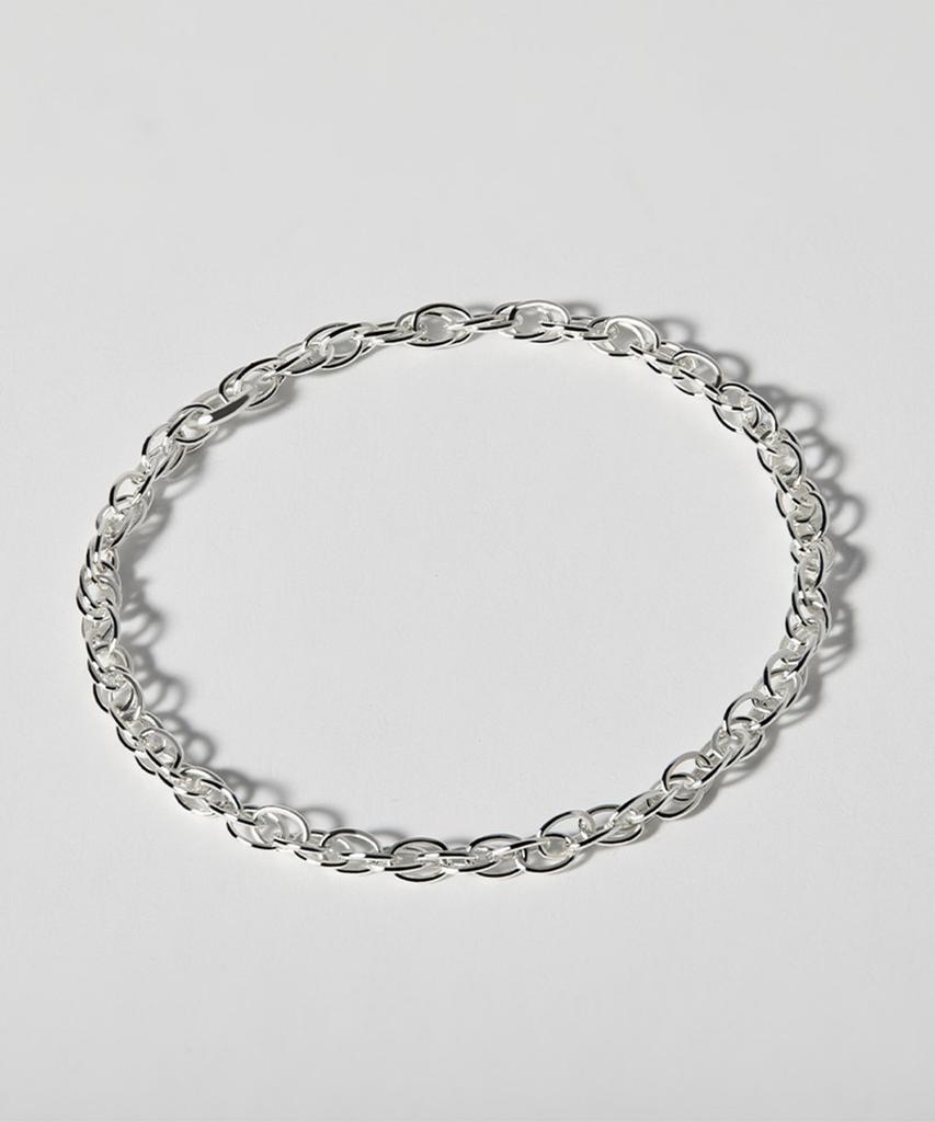 Helene Jewelry Серебряное кольцо с цепочкой в виде каната, стерлинговое серебро 925 пробы (Тип А)