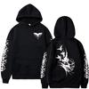 New Men's Autumn/Winter 2D Hoodie Sportswear Crow Ancient Clock Printed Adult Fashion Casual Sports Long Sleeve