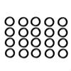 20x Power Pressure Washer O Rings Black for 1/4" Quick Coupler Easy To Use,Repair Parts M22