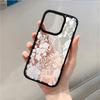 Ins Эстетичный Белый Кружевной Прозрачный Чехол Для Телефона Для IPhone 17 16 15 14 13 12 11 Pro Max 16 Plus Бампер Ударопрочный Жесткий Чехол