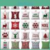 Classic Merry Christmas Xmas Gift Designed Throw Pillow Case Cover Cushion 18 X 18 Inch Ideal For Holiday Cheer And Comfort