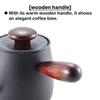 Miyazaki Manufacturing Miyacoffee Капельная для одной порции, не для прямого использования в чайнике, 0,4 л, Для подачи, Нагрев, Махагон, MCO-6