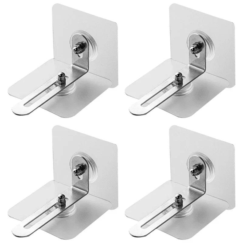 Анти-опрокидывание 4 шт мебельные анкеры мебельные ремни регулируемые анти-падения пряжки шкафа анкеры мебель анти-толкатель настенный анкер