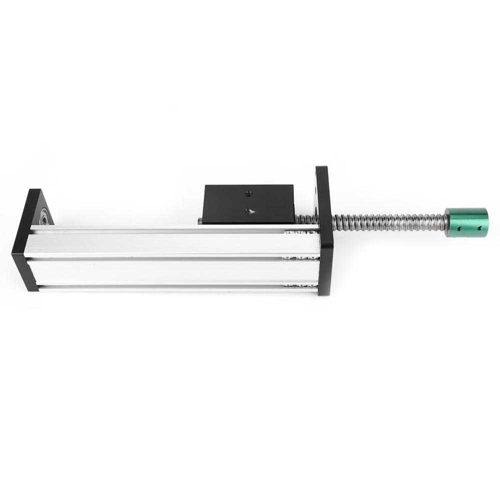 Linear Guide Rail Slide Ball Screw Motion Table 500mm Effective Stroke(1204 Ball Screw)