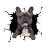 Stickers Scratch Waterproof Marks Headlight Decal Car Sticker Pet Cat French Bulldog Sticker