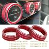 Air Condition Knob Trim  Ring Climate Control Adjust Button Cover For Volkswagen VW Golf MK7 Tiguan Passat B8 T-ROC Atlas Ateca