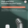 2024 New Digital Alcohol Breath Tester Mini Breathalyzer Handheld Analyzer Portable Measurement and Testing Instrument for Household Alcohol Testing