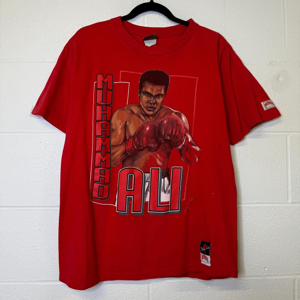 90’s Muhammed Ali Nutmeg T shirt Sz M (4312)