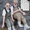 Children's Ultra-Light Waterproof Bib Wading Pants - Full Body One-Piece for Beach and Kindergarten