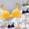 Stylish Simple Underwear Adjustable Shoulder Straps Solid Color Correction