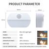 Motion Sensor LED Night Light Battery Powered Indoor Night Lamp for Bedroom Wall Staircase Closet Aisle Body Induction Lamp