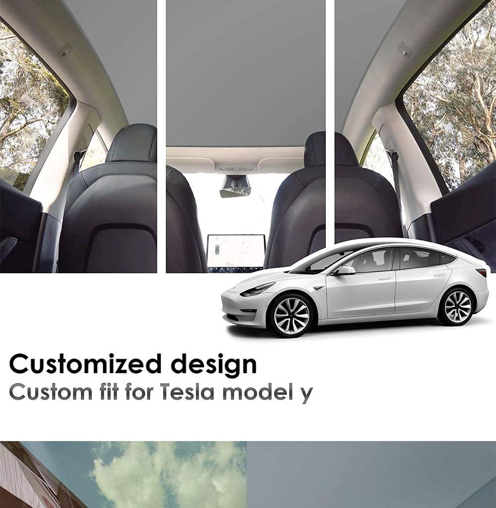 Модернизируйте солнцезащитные шторки для Tesla Model 3 Y 2023. Солнцезащитная шторка на стеклянной крыше. Передний задний люк на крыше. Ветровое стекло. Защитная шторка на крыше. Защитная сетка.