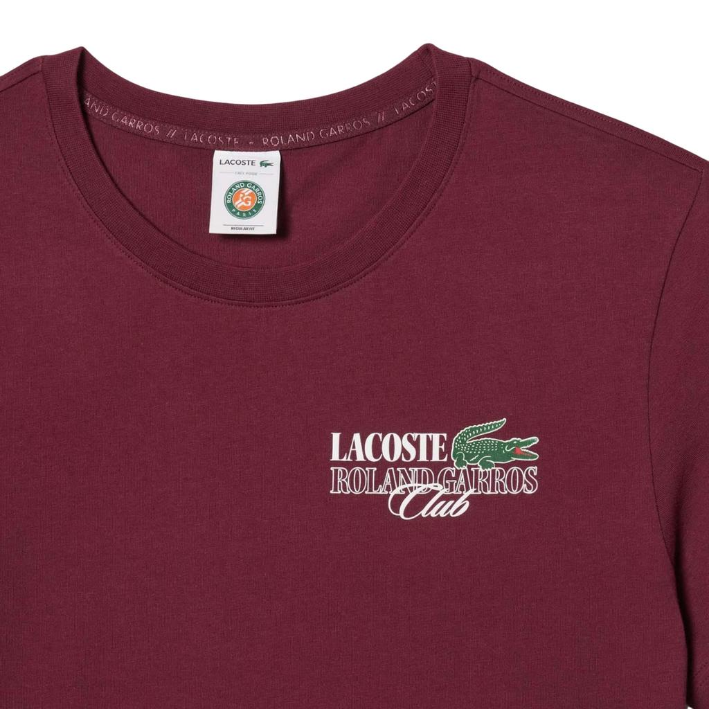 Lacoste Mens Roland Garro Edition Cotton Tennis T-Shirt