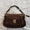 Retro Fashion Suede Shoulder Bag Multiple Pockets Motorcycle Crossbody Bag Underarm Bag Large Capacity Commuter Bag New Handbag