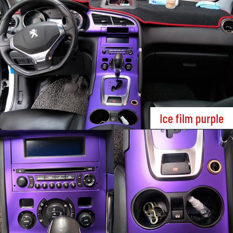 Наклейка на консоль переключения передач из углеродного волокна для Peugeot 3008