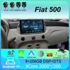 Car Radio Android 14 For Fiat 500 Navigation GPS Multimedia Player Stereo 5GWiF+4G SIM BT Wireless Auto Carplay 360 Camera 2 DIN