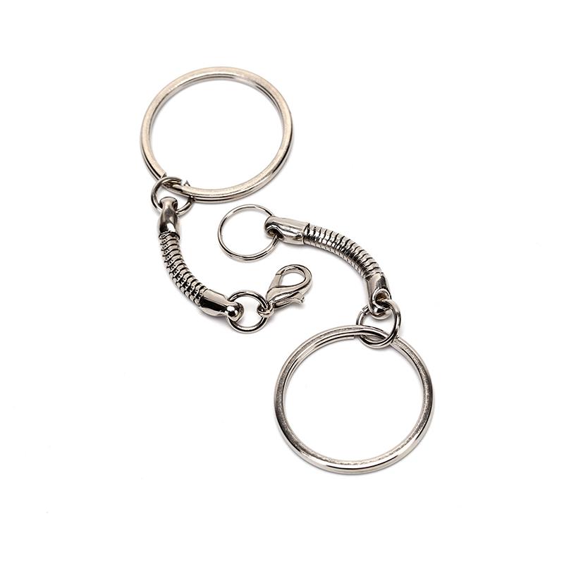 10X цепочка для ключей в виде змеи, серебряные ювелирные изделия «сделай сам», аксессуары для ювелирных изделий