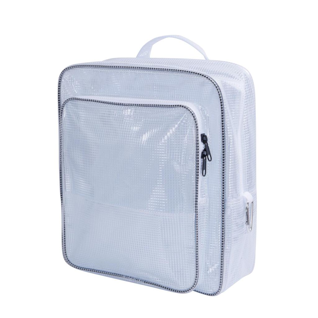 NOTAG Engineer Large Capacity Transparent Large Tool Bag with PVC Clean Room Tool A4 Large Work Bag X 20 X Bag, Backpack, Bag, Hooks, Anti-Static,