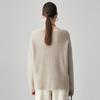 Paro Women's 100% Cashmere Chunky Knit Round Neck Sweater
