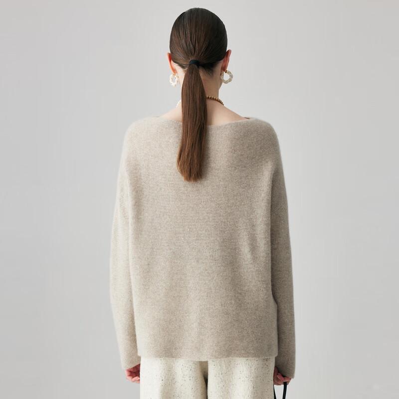Paro Women's 100% Cashmere Chunky Knit Round Neck Sweater