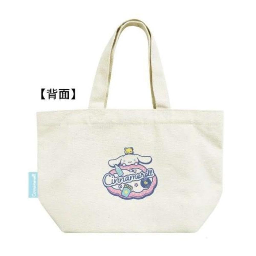 K Company Персонажи Sanrio Холщовая Мини-Сумка Тоут H19 x Ш30 x Г10см, Cinnamoroll, CHM4-CN,