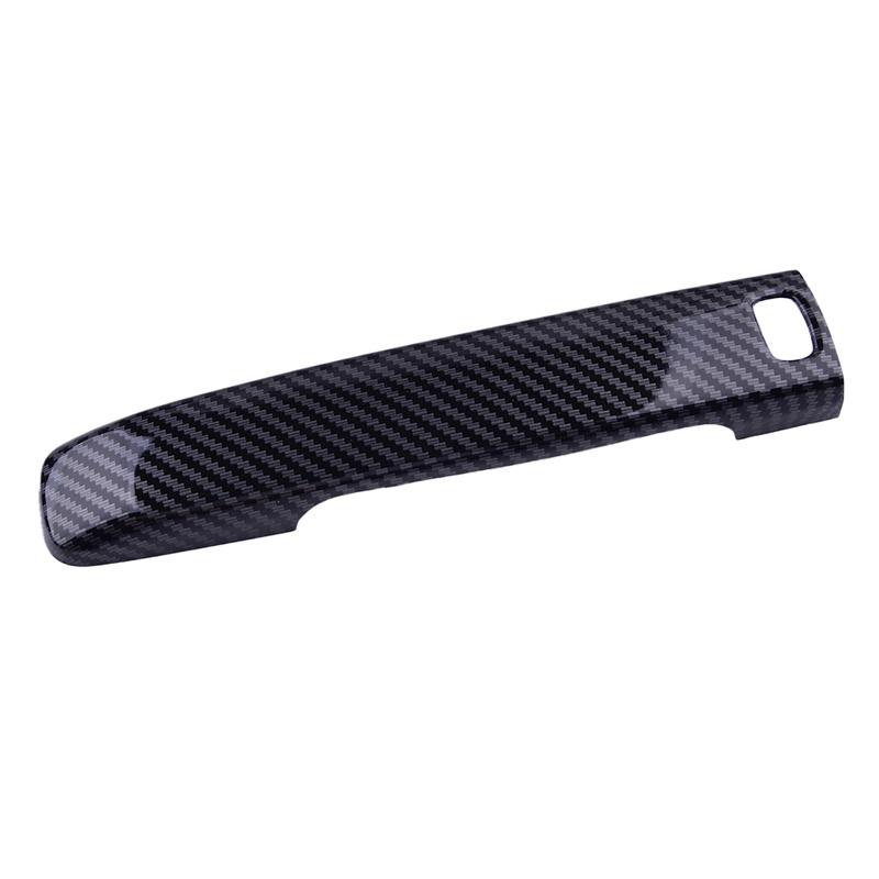 1 Pair Carbon Fiber Style ABS Car Exterior Smart Door Handle Cover Trim Fit for Infiniti G37 Coupe Convertible IPL 2008-2013