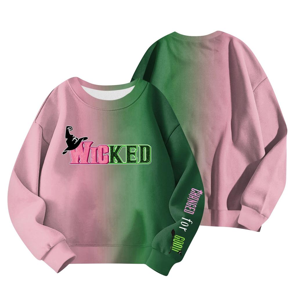 Детская толстовка с капюшоном для мальчиков и девочек, модная толстовка с длинными рукавами с принтом, возраст 3-14 лет