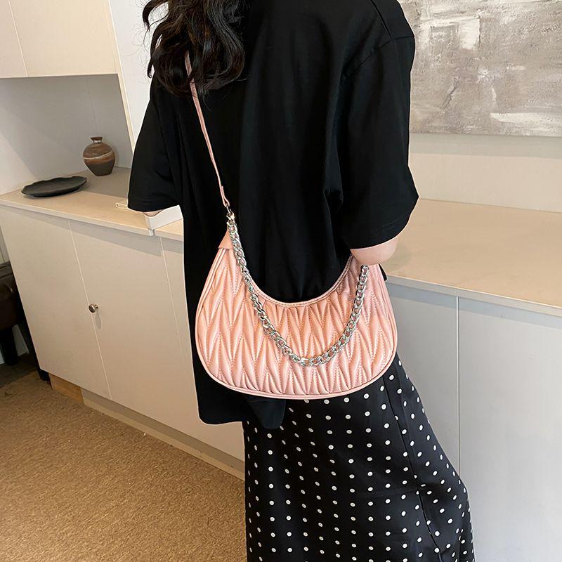 Плиссированная сумка-кроссбоди Saddle 2025 - Большая вместимость